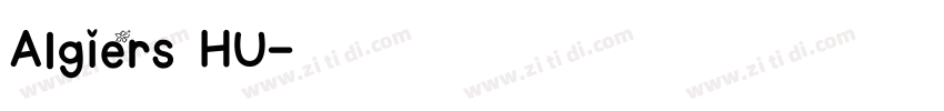 Algiers HU字体转换